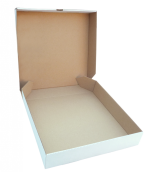 Kartondoboz, 285x285x55 mm,  3 rétegű