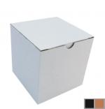 Kartondoboz, Önzáró, 130x130x130 mm, Fekete, 3 rétegű