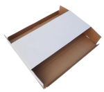 Kartondoboz, Önzáró, 250x50x101 mm, Kék, 3 rétegű