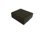 Kartondoboz, Önzáró, 80x75x28 mm, Fekete, 3 rétegű