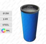 Acél Ipari szemetes  A kívánt RAL szín szerint