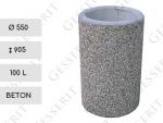 beton Hulladékgyűjtő 100 L