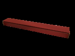 FEFCO 0421 Hullámkarton doboz 310x40x20mm 3 rétegű
