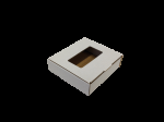 Fehér Hullámkarton doboz 85x82x23 mm, Fehér, 3 rétegű