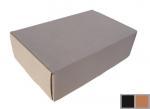 Fekete Hullámkarton doboz 145x93x40 mm, Fekete, 3 rétegű
