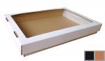 Fekete Hullámkarton doboz 285x205x40 mm, Fekete, 3 rétegű