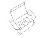 Hullámkarton doboz 100x100x145mm 3 rétegű