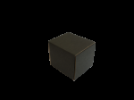 Hullámkarton doboz 45x45x45 mm, Fekete, 3 rétegű