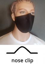 Mosható szájmaszk orr-csipeszes L-XL