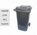 Műanyag Kuka 120 L Szürke