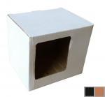 Önzáró Hullámkarton doboz 105x86x92 mm, Fekete, 3 rétegű