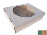 Postázó doboz 300x250x80 mm, Zöld, 3 rétegű