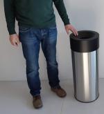 Rozsdamentes acél hotel Hulladékgyűjtő 60 L Csiszolt, Szatén